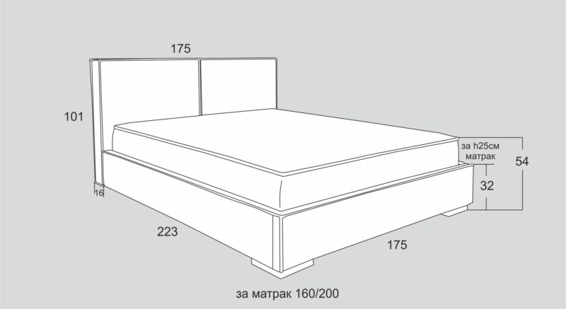 тапицирано легло Хаус - Image 5
