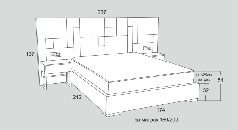 тапицирано легло ЕУФОРИЯ - Image 4
